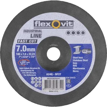 Brusný kotouč Kotouč Flexove FastCut A5360 180x7.0x22.2 mm, A24Q-BF27, ocel