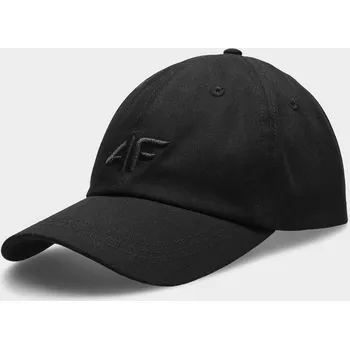 Kšiltovka 4F H4L22-CAM007 DEEP BLACK Kšiltovka US L
