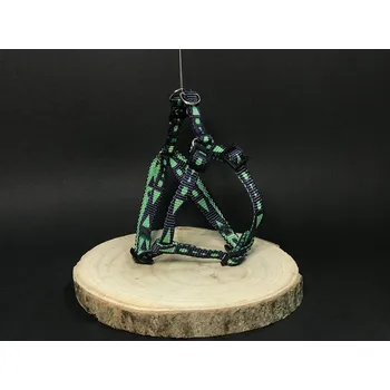 Postroj pro psa Palkar motýlek postroj pro psy 28 cm - 40 cm vel. 1 fialovo-zelená s šipkami (Palkar motýlek postroj pro psy 28 cm - 40 cm vel. 1 fialovo-zelená s šipkami)