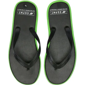 Pánské žabky 4F H4L21-KLM004 DEEP BLACK Pánské žabky EU 42