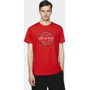 Pánské tričko 4F H4L21-TSM019 RED Pánské tričko US XL