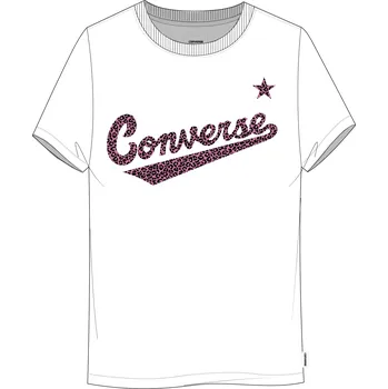 Dámské tričko converse LEOPARD LOGO TEE Dámské tričko US S 10022344-A01
