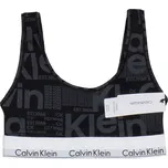 Calvin Klein sportovní podprsenka bralette korzet Logo print černý