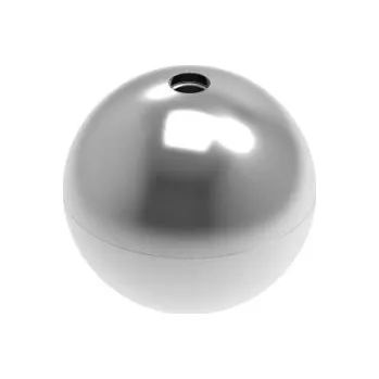 Zábradlí Hahn Steel Nerezová koule dutá O50 mm se závitem M8, AISI 304 - lesk