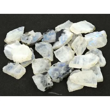 Přírodní kámen Měsíční kámen plátek z Indie (do 5,5 g)