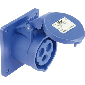 Elektrická zásuvka PCE Zásuvka 32A/380V 5-pól. IP44 ves.rovná PC-325-6ttf7