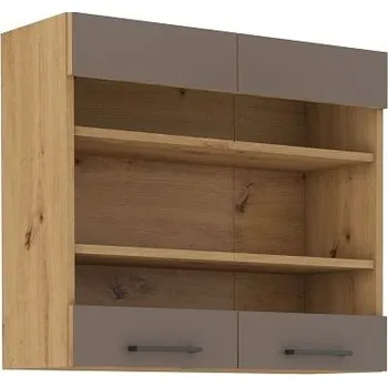 Kuchyňská skříňka Horní prosklenná skříňka BOLOGNA 80 GS-72 2F