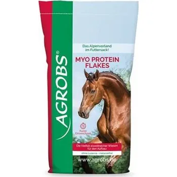 Krmivo pro koně AGROBS - Myo Protein Flakes - Proteinové vločky 20 kg
