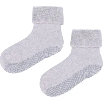Dětské termoprádlo Dětské teplé protiskluzové ponožky Emel - SFA 100-19 - Šedá Velikost: 19 - 22