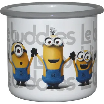 Hrnek 8 cm 0,37 lt Mimoni šedý okraj - Metalac