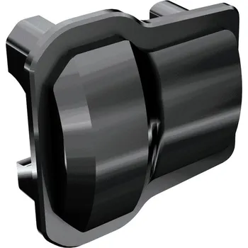 RC vybavení 1:18 Traxxas TRX-4M: Kryt diferenciálu černý chrom (2 ks)