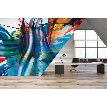 Tapeta Malvis ® Tapeta Malba abstraktní Vel. (šířka x výška): 360 x 260 cm