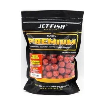 Boilies Jet Fish Boilie Classic Premium 20 mm / 700g Příchuť: Jahoda Brusinka