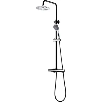 Sprchový set NAUPLI sprchový nástěnný set s termostatickou baterií, chrom, BAPG2111A