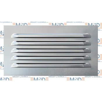 Větrací mřížka Větrací mřížka 260x140 mm hliníková (260*140 mm hliníková větrací mřížka)