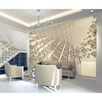 Tapeta Malvis ® Tapeta 3D zlatá abstrakce Vel. (šířka x výška): 144 x 105 cm