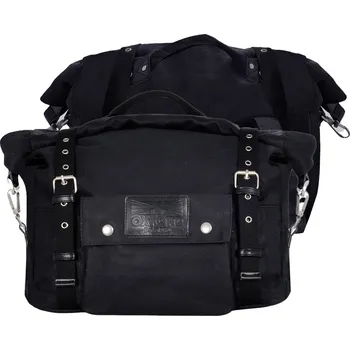 Zavazadlo na motocykl Boční brašny na motocykl OXFORD Heritage Panniers (černá) 40L