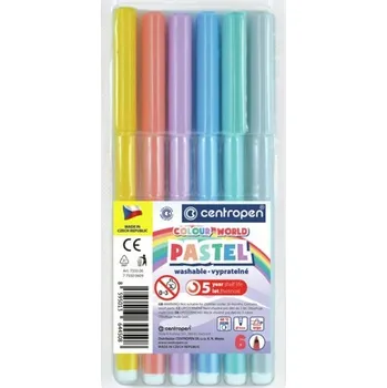 Centropen Colour World 7550 Pastel 6ks