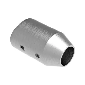 Zábradlí Hahn Steel Nerezový držák pro tyč O12 mm, pro sloupek pr. 42,4mm, AISI 304 - brus