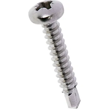 Šroub Šroub TEX samovrtný s křížovou drážkou půlkulatá hlava DIN 7504N 6,3 x100 DIN 7504N ZB