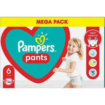 Pampers Pants 6 15 kg+, 84 ks