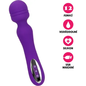 Vibrátor VšeNaSex.cz Masážní vibrátor Luxury Wand Viber fialový