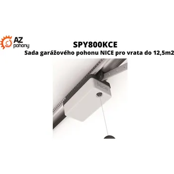 Pohon brány SPY800KCE - sada garážového pohonu Nice pro vrata do 12,5 m2