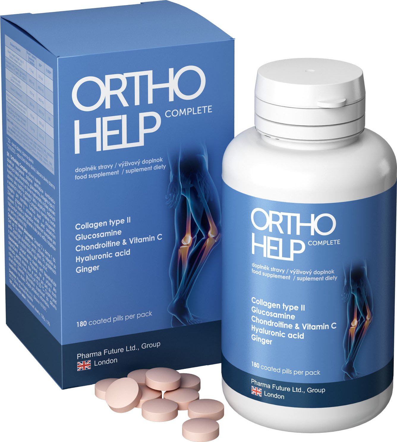 MedicProgress Ortho Help COMPLETE kloubní výživa 180 tablet