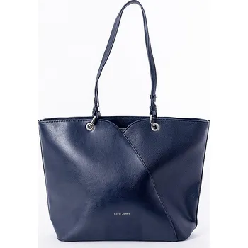 Kabelka Velká tmavěmodrá kabelka na rameno David Jones CM6571
