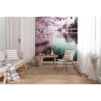 Fototapeta Malvis ® Tapeta Jarní řeka Vel. (šířka x výška): 144 x 105 cm