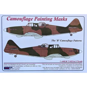 Plastikový model AML 1/72 Camouflage masks Defiant Mk.I patterns B