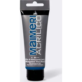 Vodová barva Akrylová barva Maimeri Acrilico 75 ml - modrá manganová imitace 385