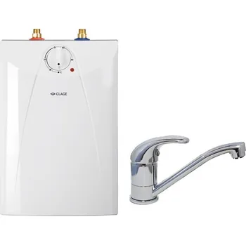 Bojler CLAGE S 5-U + BUP zásobníkový ohřívač pro spodní montáž s armaturou BUP, 5 l, 4100-42056