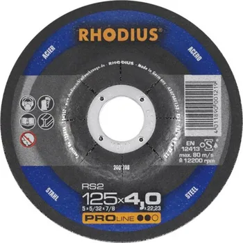 Brusný kotouč Brusný kotouč na ocel RHODIUS RS2 PROline 125/7.0 RS2