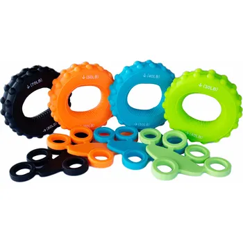 Sada gum na cvičení prstů předloktí