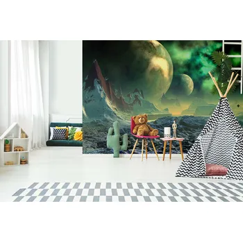 Malvis ® Tapeta Vesmírná krajina Vel. (šířka x výška): 360 x 260 cm