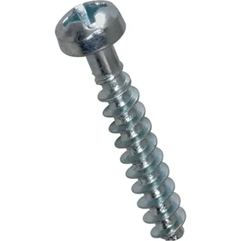 Šroub Šroub do termoplastů PT s křížovou drážkou půlkulatá hlava KA 25x12 BN 13577 ZB