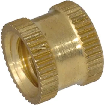 Fitinka Závitová vložka kruhová rýhovaná BN 1040 uzavřená krátká M5x6 BN 1040 MS 1385852