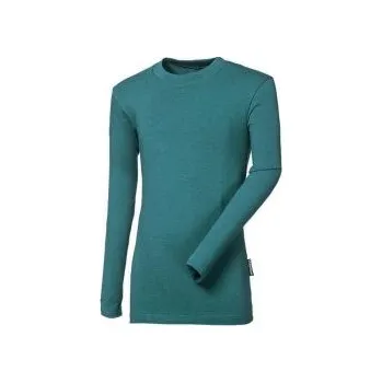 Chlapecké tričko Progress ORIGINAL dětské triko LS BAMBUS khaki 140; Zelená triko