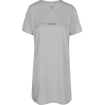 Dámská noční košile Dámská noční košile QS6896E P7A šedá - Calvin Klein šedá S