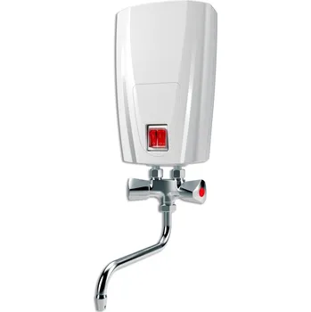 Průtokový ohřívač ELÍZ EL 51 průtokový ohřívač s kohoutkovou baterií nad umyvadlo, 1,5/3,5/5kW/230V 1x25A