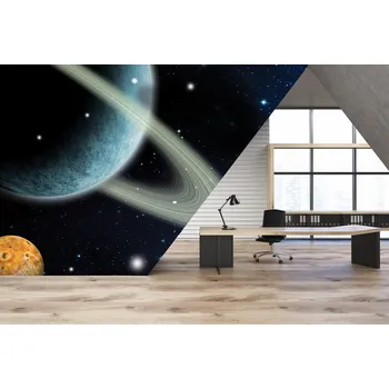 Fototapeta Malvis ® Tapeta Planeta s prstencem Vel. (šířka x výška): 144 x 105 cm