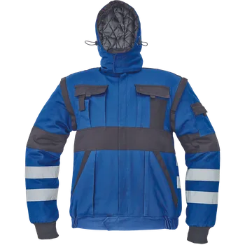 pracovní bunda CERVA GROUP Blůza MAX REFLEX WINTER, různé barvy Velikost 60 modrá/černá