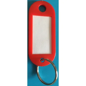 Rozlišovač klíče Visačka-jmenovka velká 2D s kroužkem