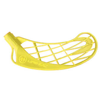 Florbalová čepel Čepeľ Unihoc Cavity Z žlutá Pravá (pravá ruka dole) středně tvrdá (PE)