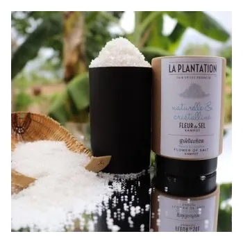 Koření La Plantation Fleur de sel 50g tubus Tenká jemná mořská sůl