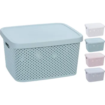 Úložný box Box úložný 27x27x15 cm s víkem