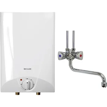 Bojler CLAGE S 5-O + SNO zásobníkový ohřívač pro horní montáž s armaturou SNO, 5l, 4100-41055