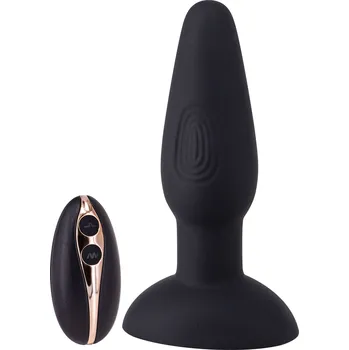 Anální kolík Seven Creations Artemis Pulsating Buttplug Black