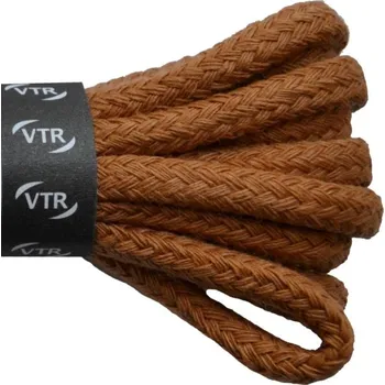 Tkaničky do bot VTR Bavlněné kulaté tkaničky silné - různé barvy a délky Barva: Koňaková, Délka: 90cm